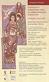 Affiche Journée d’études : Politique et philosophie dans la correspondance d'Augustin