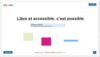 visuel du powerpoint : Libre et acessessible, c'est possible
